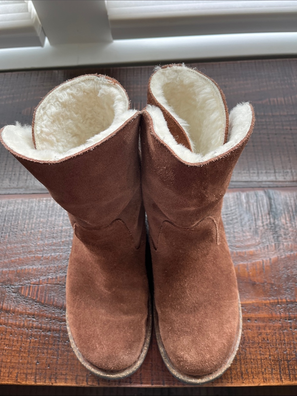 Birkenstock Brown Sherpa Suede Lined Boots
